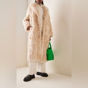 Paisleigh long faux fur coat